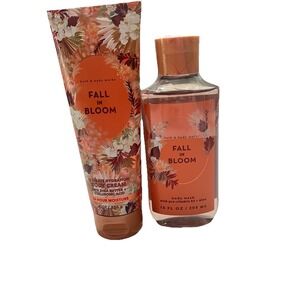 Bath & Body Works Fall In‎ Bloom Body Cream And Body Wash Hydration Shea Butter